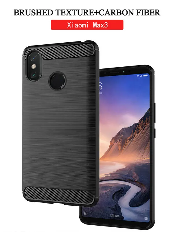 Для Xiaomi Mi Max 3 Max3 силиконовый защитный бампер противоударный чехол для телефона