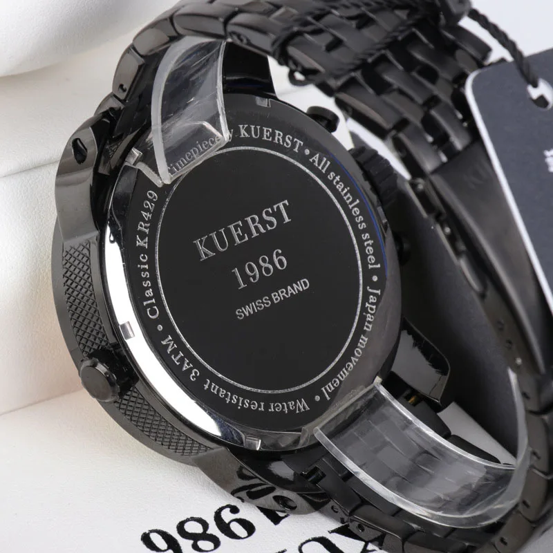 Люксовый брендовый мужской часы с большим циферблатом мужские спортивные