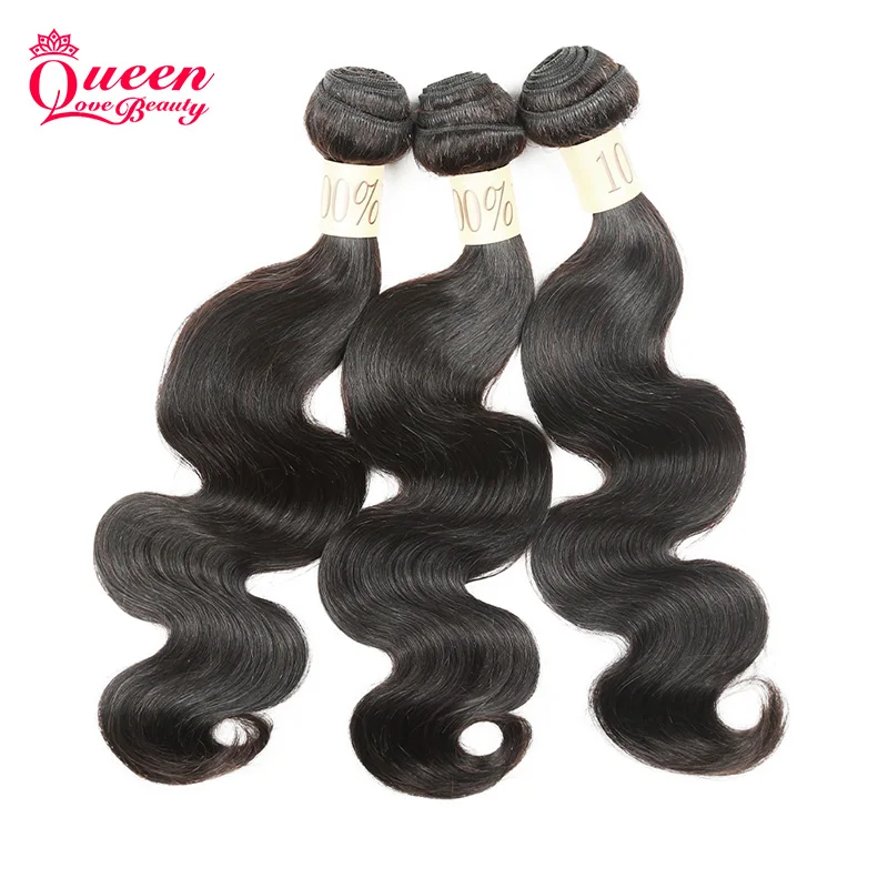 Cheap 3 Bundles Malaysian Hair Weave Suagar Body Wave Nature Black Color Extensions 7A Unprocessed Virgin Human Weft Crohet |