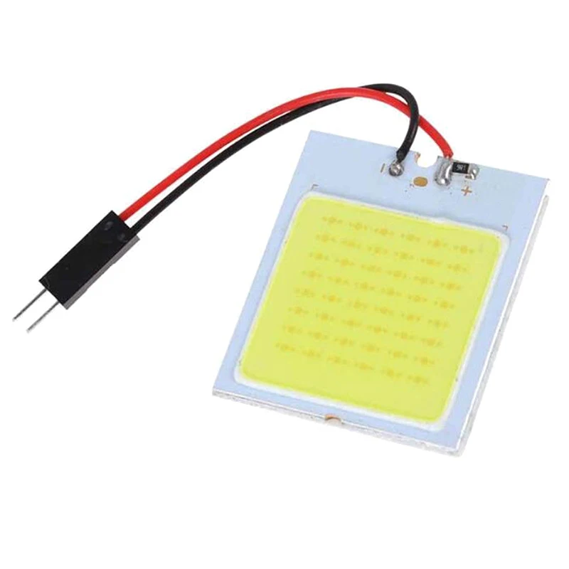 24 SMD COB светодиодный T10 4W 12V белый светильник внутренняя панель автомобиля s Купол
