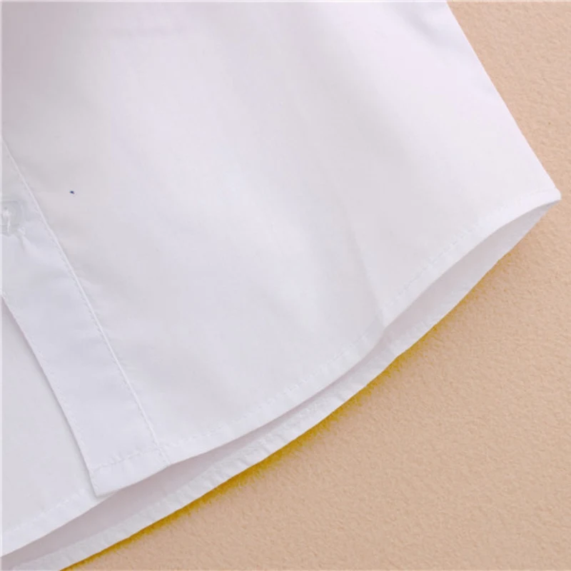 Формальные однотонные топы с отворотом для маленьких мальчиков белая детская