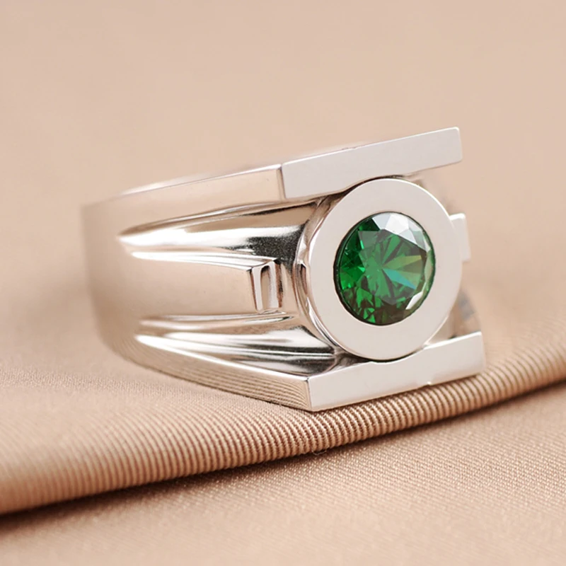 

Top Quality Superhero Green Lantern Rings Men Real 925 Sterling Silver Jewelry For Women Free Engraving Drop Ship