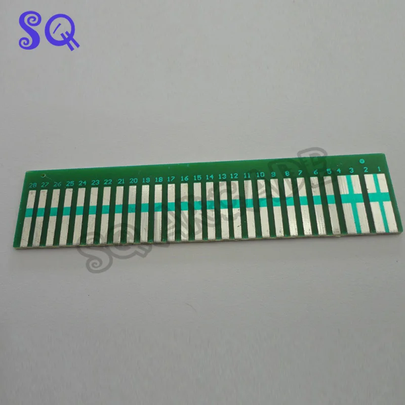 20 шт. 28pin соединение jamma с золотым пальцем/штекером для игровой аркадной