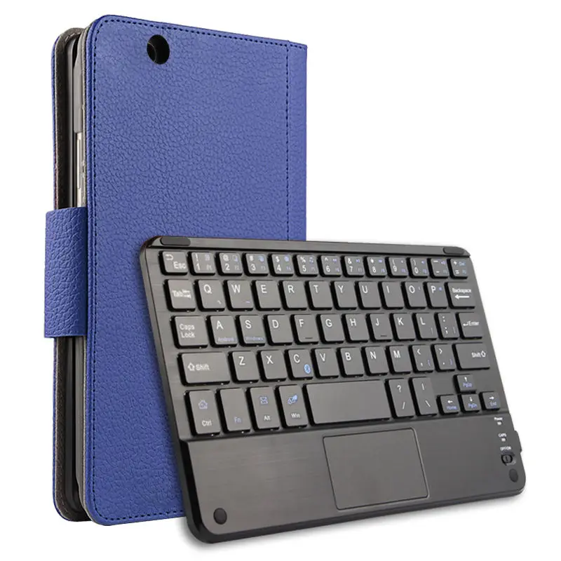 blue Чехол для huawei MediaPad M3, защитная Беспроводная Bluetooth клавиатура, умный чехол, кожаный чехол для планшета, BTV-W09, DL09, полиуретановая защита, 8,4 дюймов - Цвет: blue