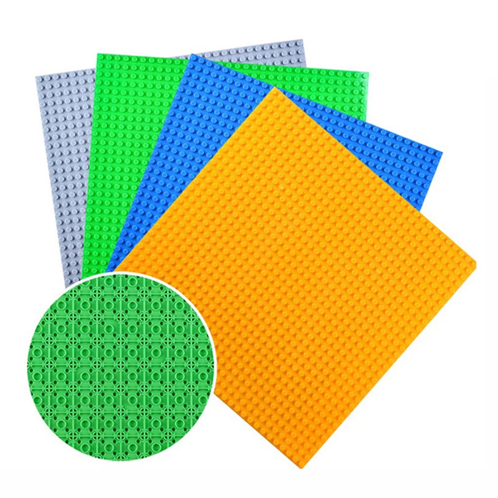 Двухсторонняя Базовая пластина 32*32 точек для маленьких кирпичей опорная детей DIY