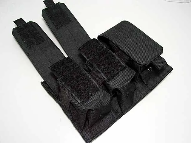 Тактический MOLLE тройной M4 подсумок камуфляж Gaine Pack военный тактический страйкбол клип Лесной Камуфляж Mag охотничья сумка Flyye