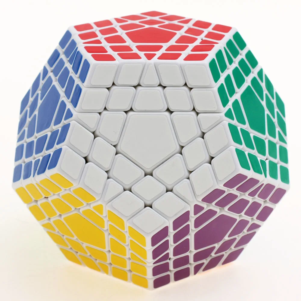 Shengshou Wumofang-cubo m&aacute;gico Shengshou Gigaminx 5x5, cubo profesional dodecaedro, rompecabezas giratorio, juguetes educativos de aprendizaje-4