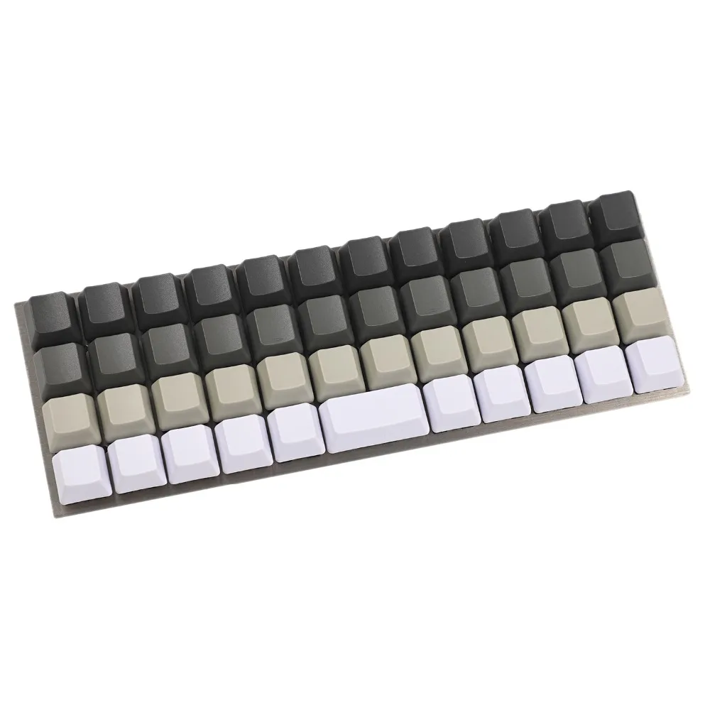 YMDK Planck Niu40 Preonic Keyset углеродный с лазерной гравировкой Топ принт OEM Keycap 1,5 мм толщина PBT