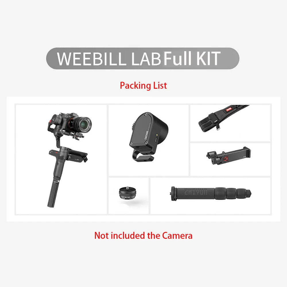3 осевой карданный стабилизатор ZHIYUN Weebill LAB для беззеркальной камеры Sony A7R3 A7S2 A7M3