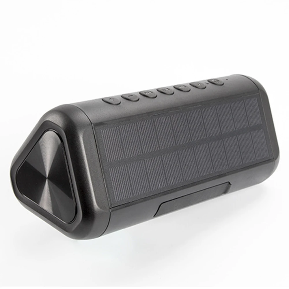 Солнечный беспроводной IPX5 брызгозащищенный Bluetooth динамик многофункциональный