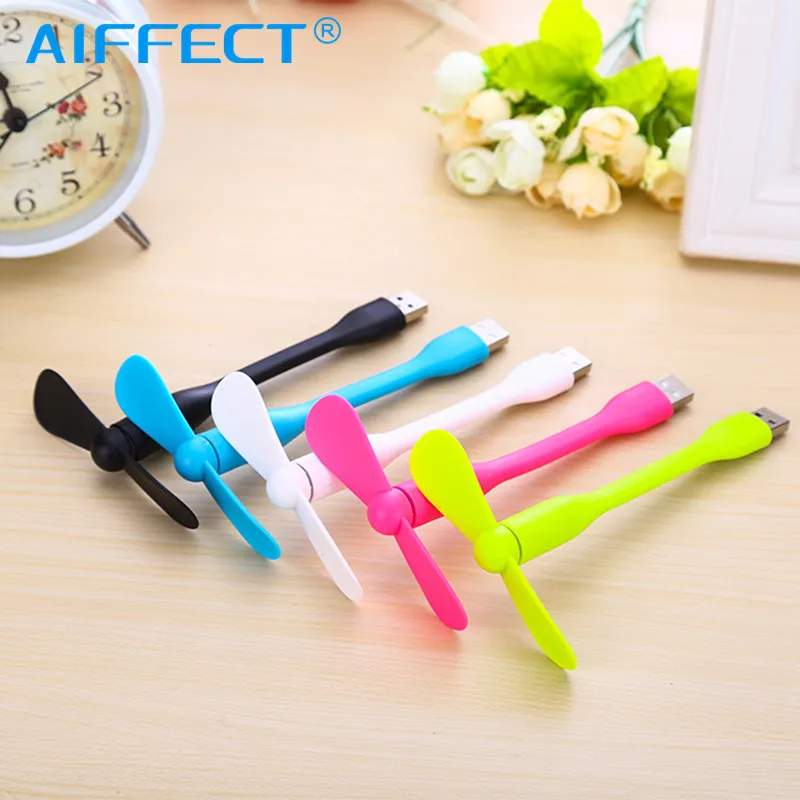 AIFFECT мини USB вентилятор гибкие съемные гаджеты для портативных ПК все питание