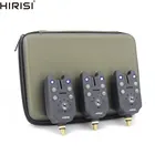Резиновая готовая Светодиодная Сигнализация Hirisi 3 шт.компл., Водонепроницаемый Электронный сигнализатор поклевки