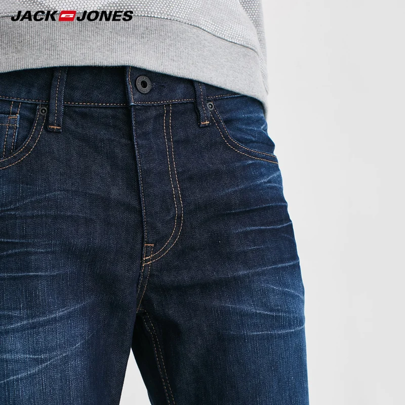 Jack Jones 2018 Новинка мужские джинсы 74% хлопок нательный фасон брюки застёжка YKK штаны