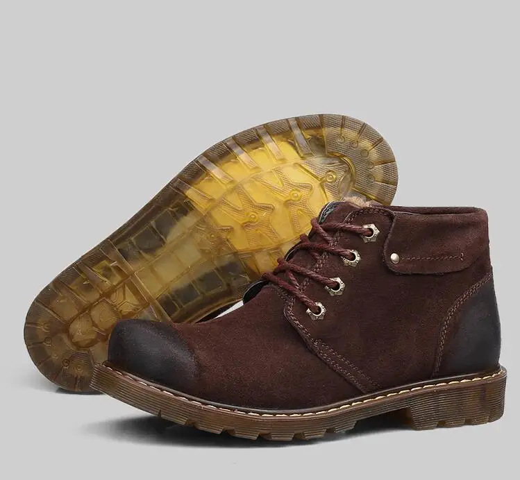 2 цвета тусклый лак замша кожа высокие мотоциклетные мужские боты на шнуровке