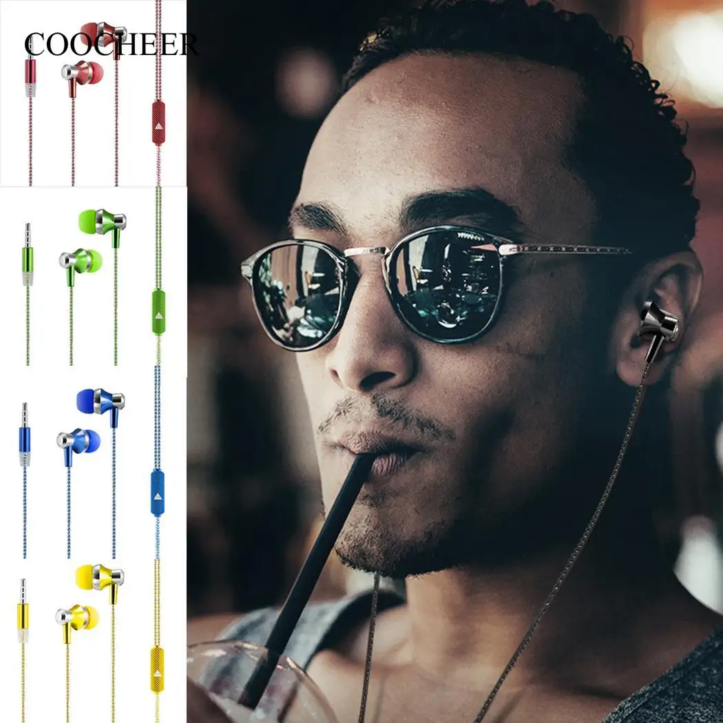 Вкладыши Цвет Кристалл из алюминиевой фольги бас двойной наушников|Наушники и