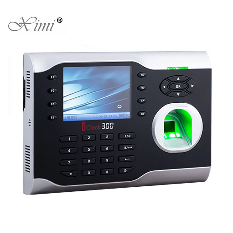 Отпечаток пальца и RFID карты время посещаемости часы ZK ICLOCK300 TCP/IP биометрический