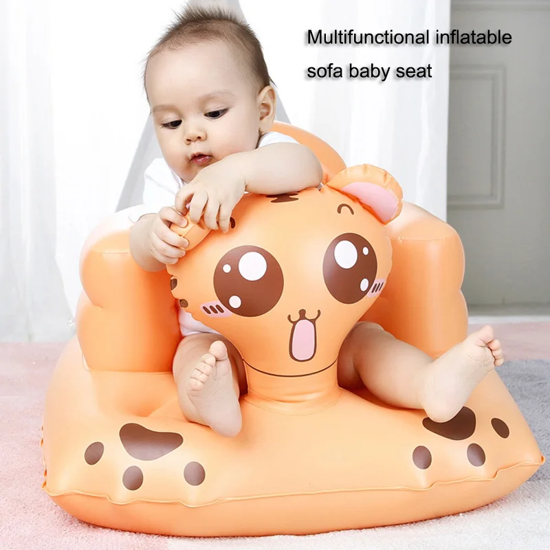 

Children Baby Inflatable Sofa Chair Seat Dinner Chair Dining Bathroom Learn Sitting Portable Seat NSV775