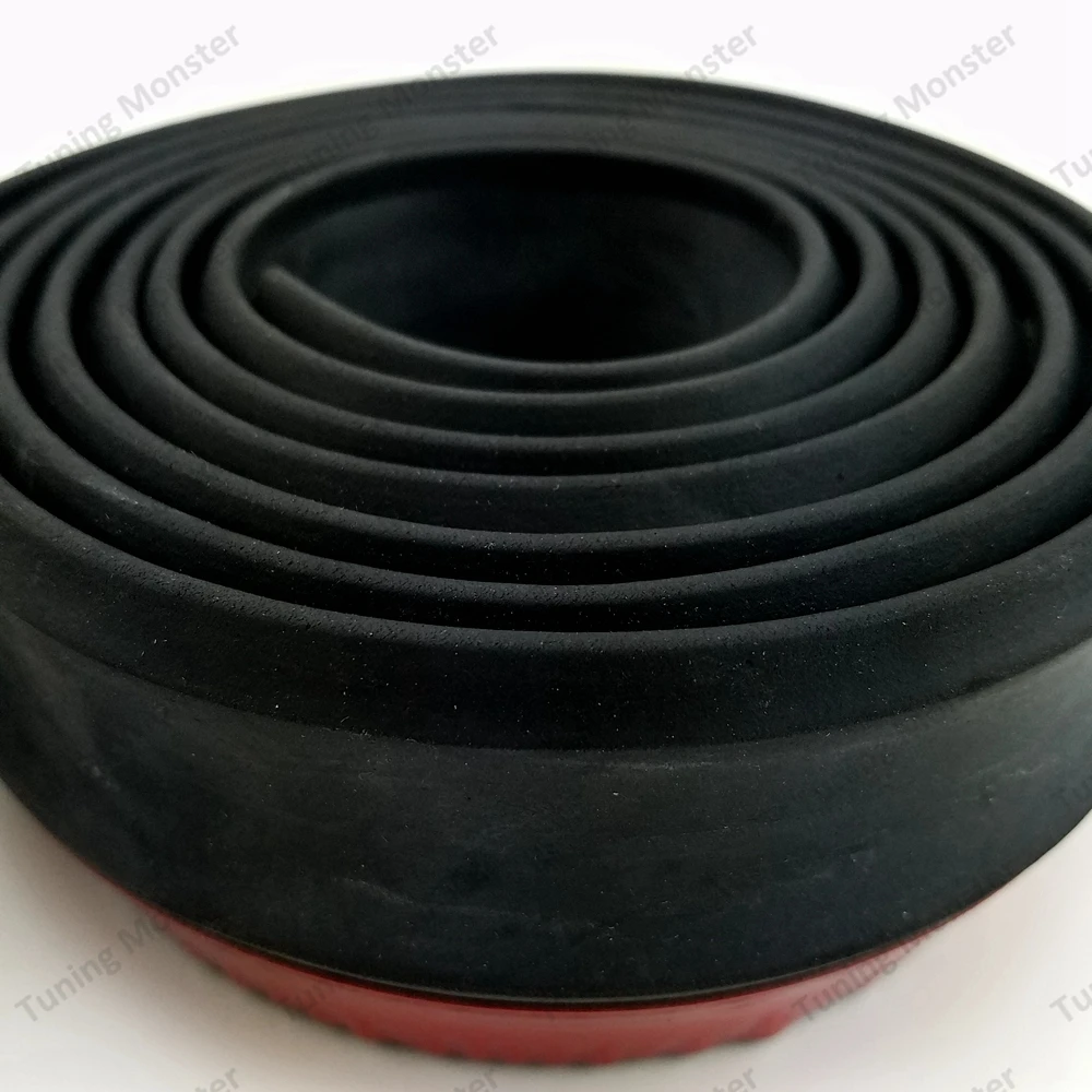 Тюнинг Monster New Rubber мягкая черная полоса бампера для автомобиля ширина 65 мм