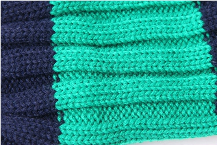 Детский шарф из хлопка и шерсти сезон осень-зима теплые вязаные шарфы с круглым