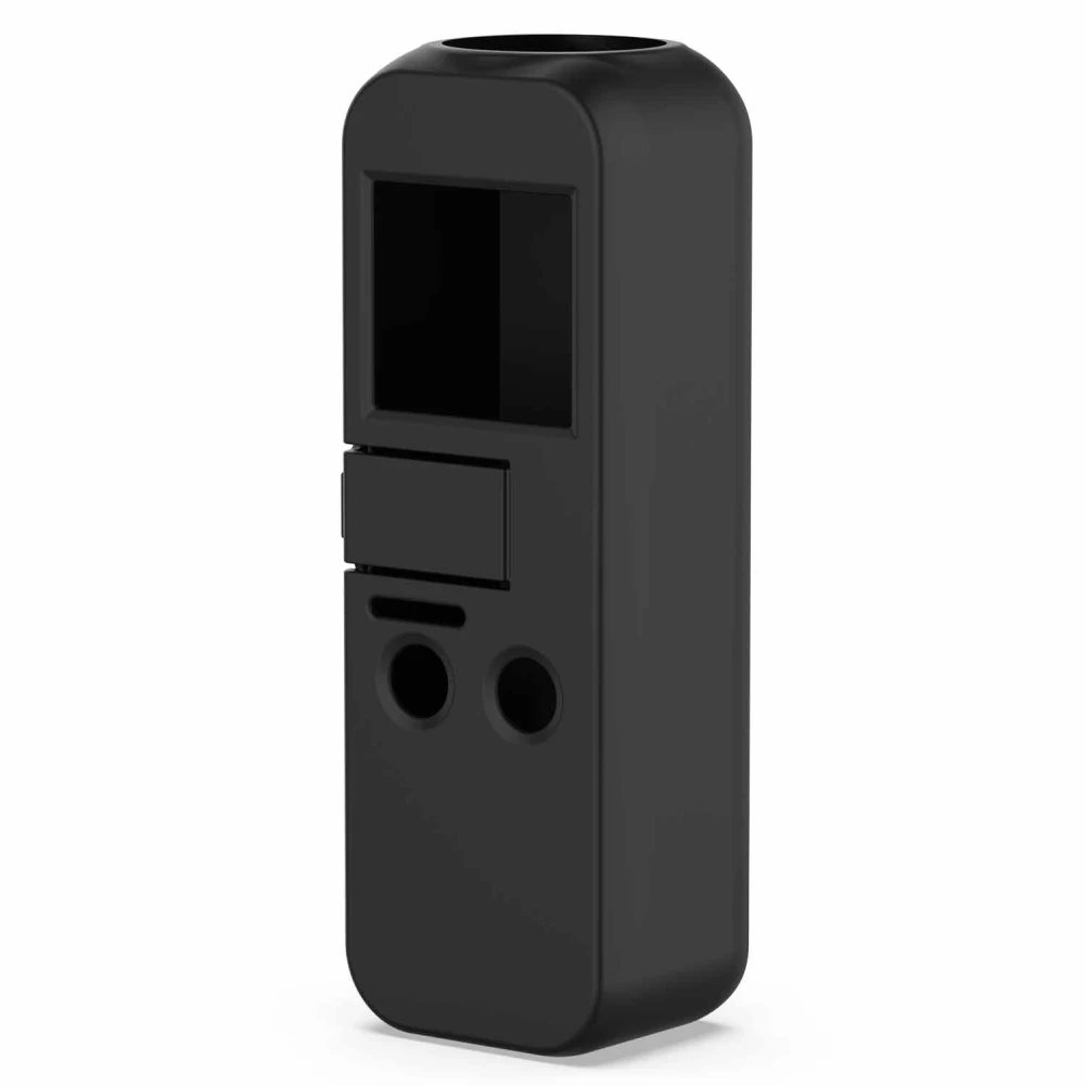 Black 5 цветов Мягкий силиконовый чехол держатель для DJI Osmo карманная ручная камера Нескользящая Защита от царапин защита от пыли аксессуары защитные - Цвет: Black