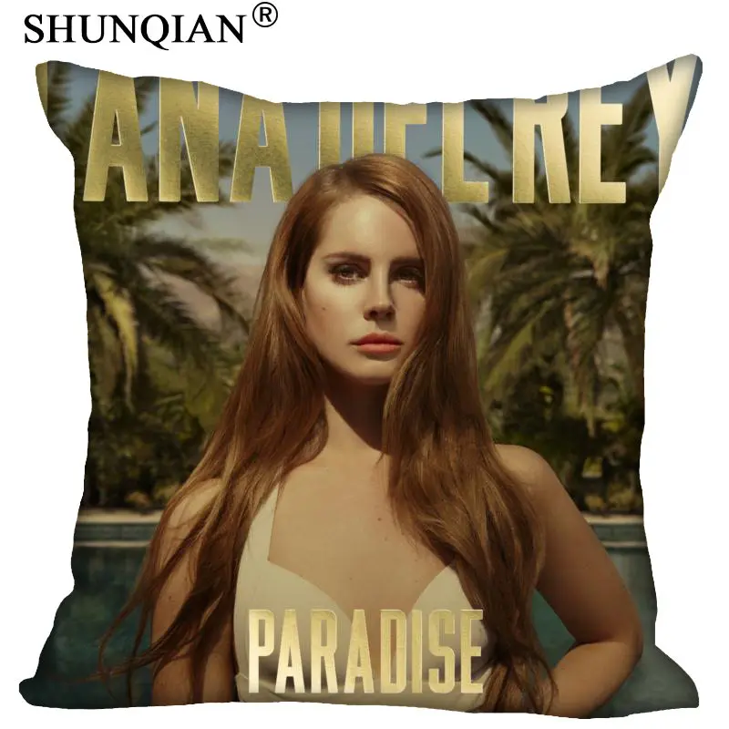 

Custom Square Pillowcase Lana Del Rey soft 60x60cm (Two Sides) Pillow Cover Zippered 1pcs Custom Pillow Cover More Size