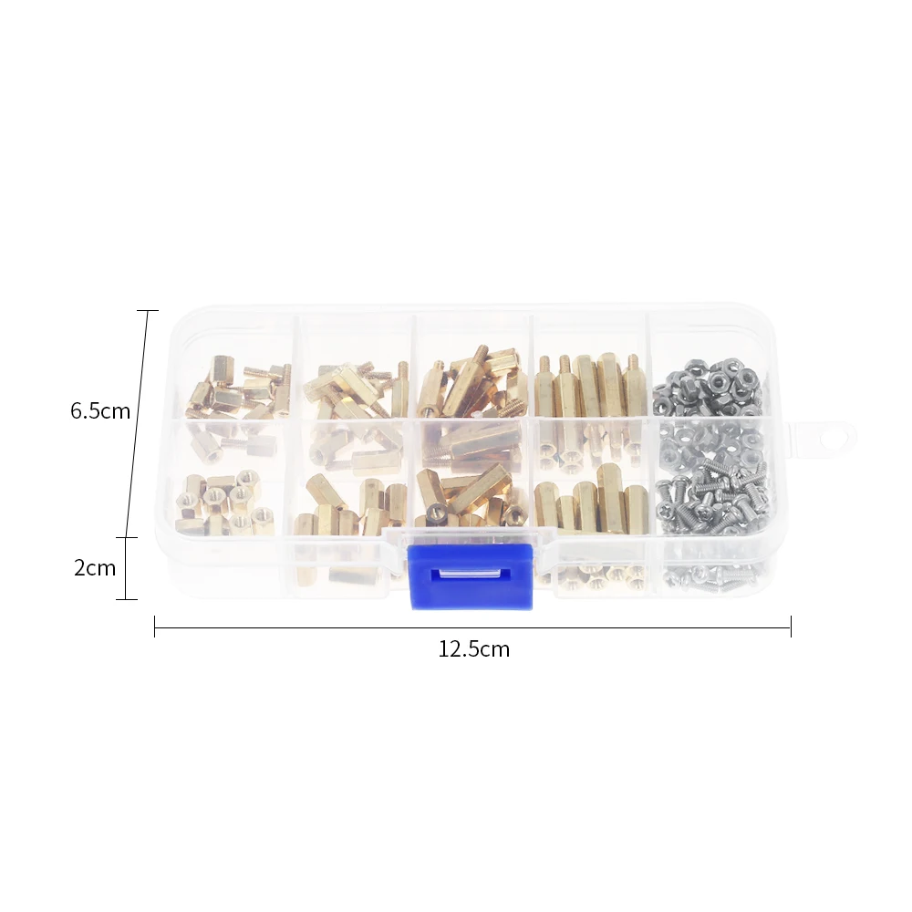 180 шт. Мужская и женская латунная Шестигранная Проставка противостояние шурупы