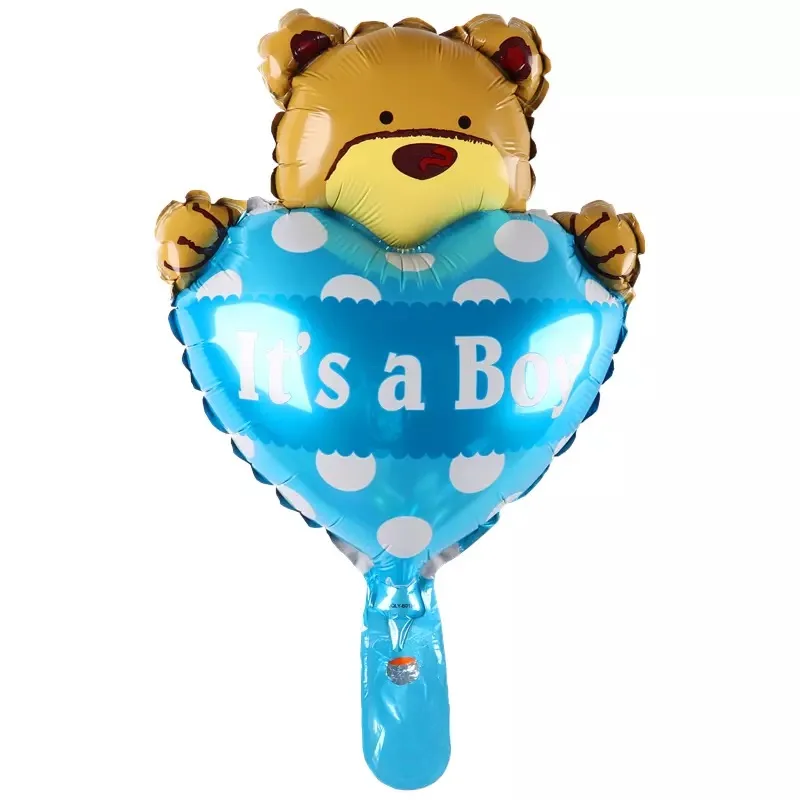 16 дюймов медведь воздушные шары с днем рождения Украшения это мальчик и девочка