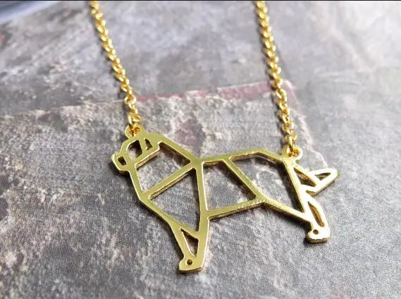 Оптовая продажа милое поле спаниель ожерелье женский и мужской подарок