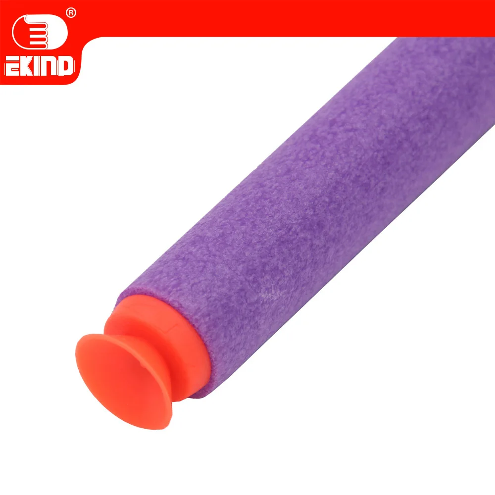 100 pcs purple Всасывающие дротики EKIND 7,2 см Заправка для Nerf серии бластеров детский игрушечный пистолет - Цвет: 100 pcs purple