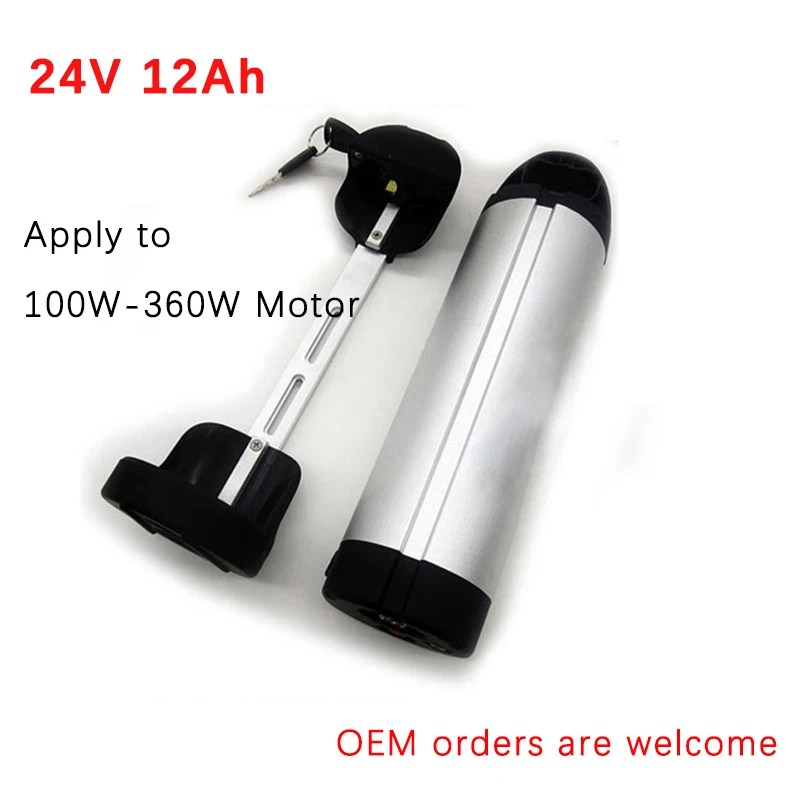 24V 12Ah 360W Electric Bike Bicycle Battery Lithium Ion Pack For Ebike Scooter Water Bottle Bafang | Спорт и развлечения
