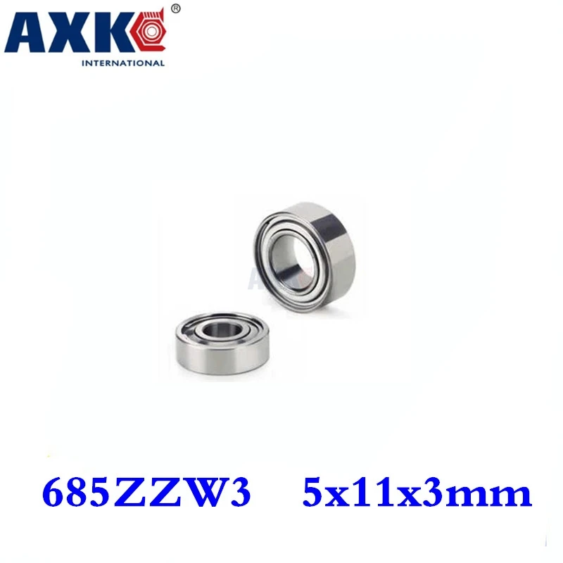 2021 Rushed New Rodamientos Axk High Precision Quality 685 685zzw3 Mr115zz Deep Groove Ball Bearing 5x11x3mm Open Miniature |