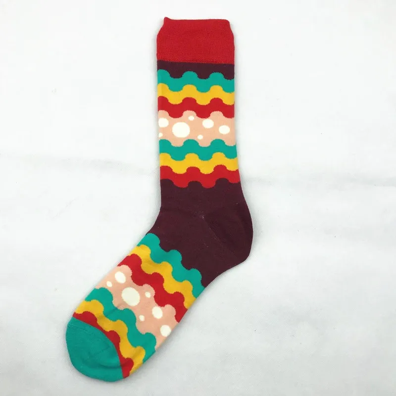 Носки мужские с леопардовым принтом Жаккардовые цветные Смешные модные