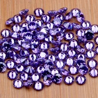 0 8 4mm 1000pcs aaaaa fushia color cz stone round cut beads cubic zirconia synthetic gems for jewelry