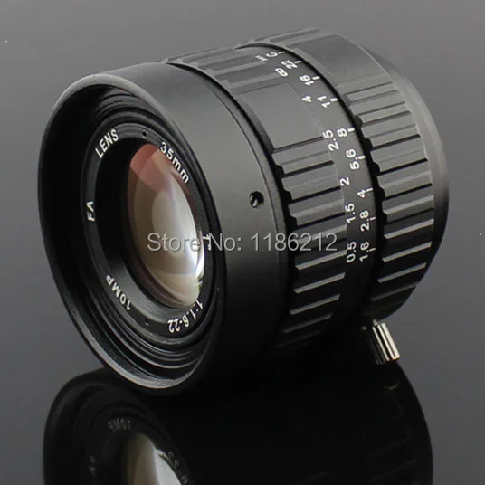 

HD 10 Megapixel Manual Iris 35mm,1" F1.6 C Mount HD Lens ,lens for CCTV and Machine Vision Lens cameras