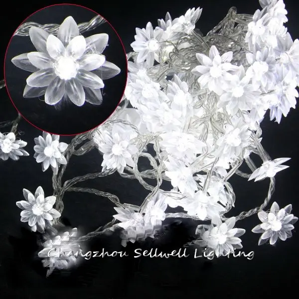

Time-limited Christmas Decorations Great!holiday Lighting Christmas Tree Accessory Yard Decoration 10m Lotus Led Lamp H055
