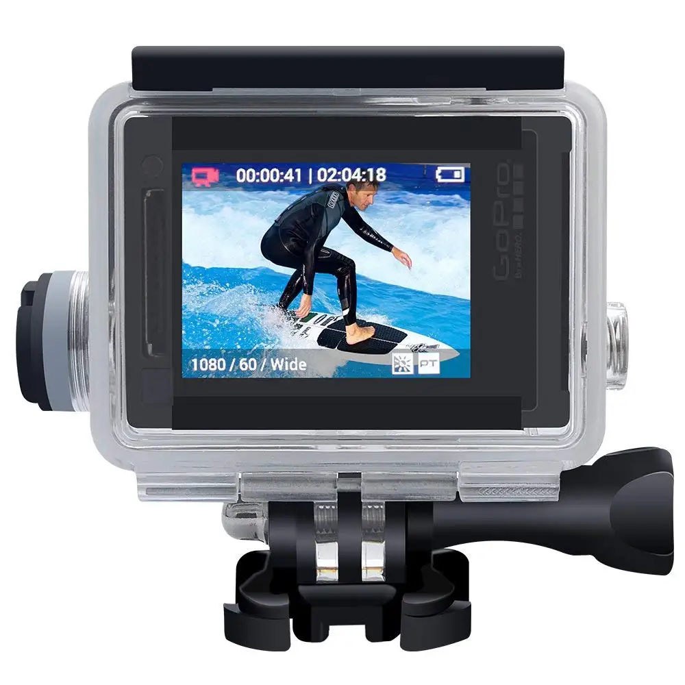 40 M/131ft перезаряжаемый водонепроницаемый корпус для GoPro Hero 4/3 +/3 Go Pro Аксессуары