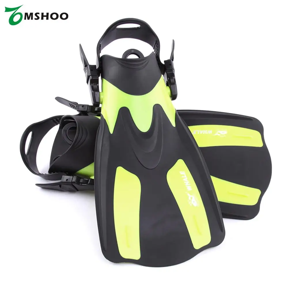 Ласты для подводного плавания взрослых короткие ласты дайвинга с регулируемым