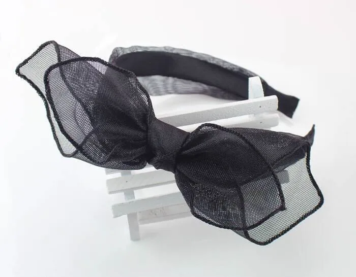 1 предмет модный красивый обруч для волос с бантиком головная повязка завязка