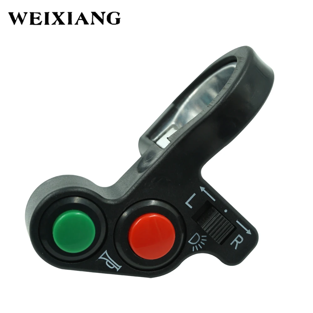 Universal Motorcycle Motorbike 7/8&quot Switch On Off Horn Headlight Turn Signals Push Button Handlebar Control Switches|handlebar control