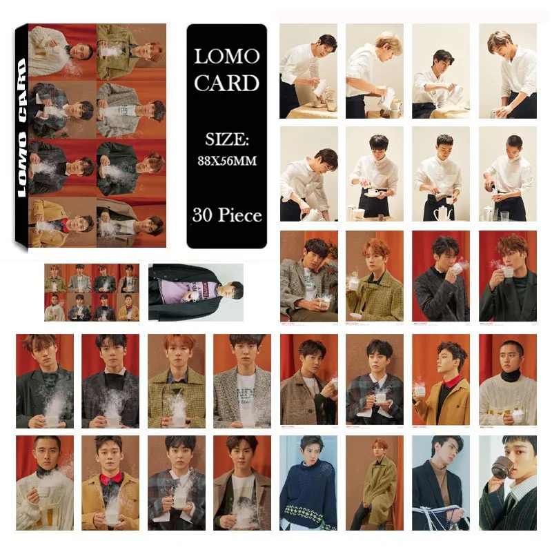 Альбом KPOP EXO Universe LOMO Cards K POP новая мода ручная работа бумажная Фотокарта HD