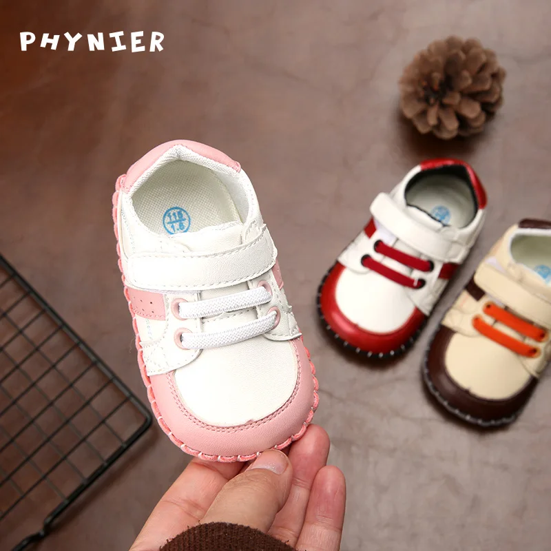 Finil female baby toddler shoes 0-1 years old soft bottom spring single handmade anti-falling |