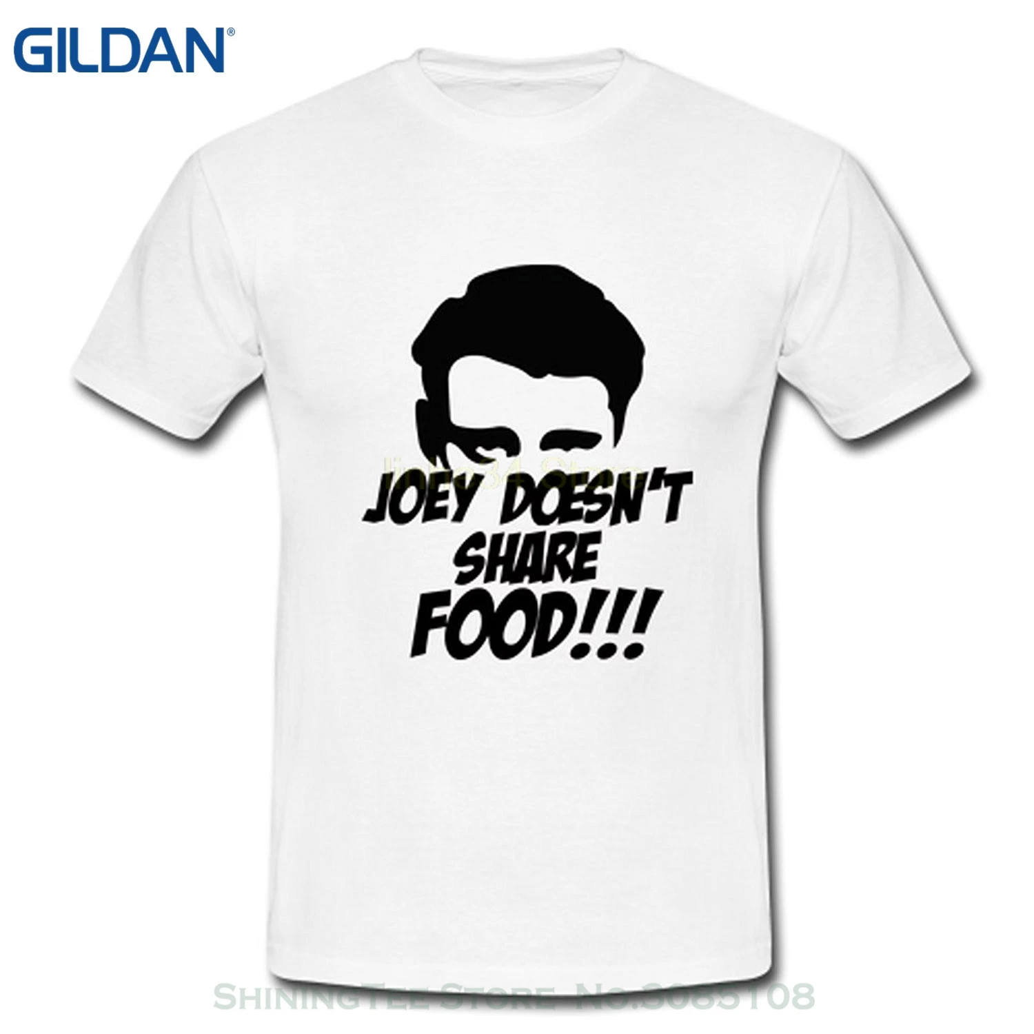 GILDAN футболка с коротким рукавом топы Joey Doesnt поделиться едой пользовательский