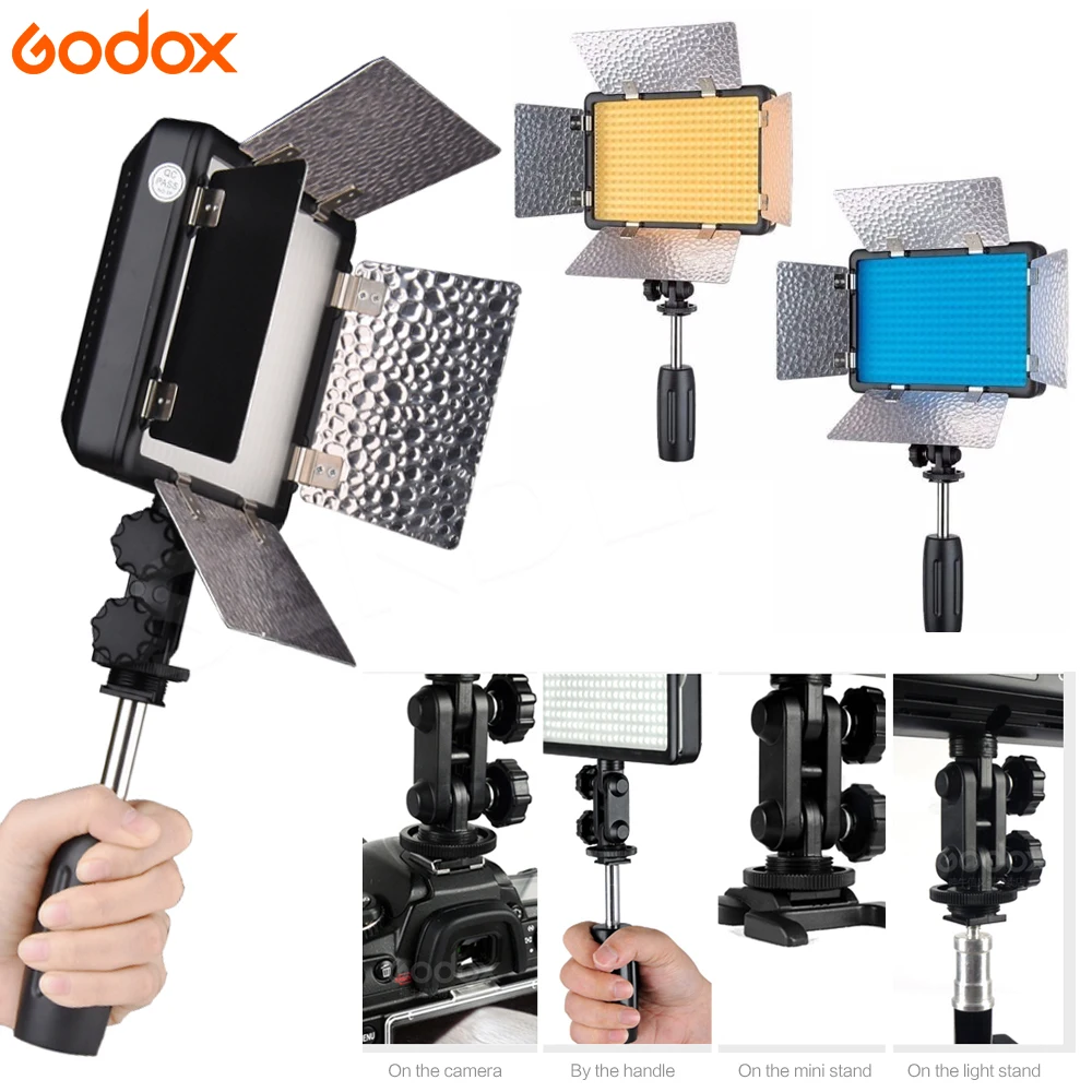 Профессиональный студийный светодиодный светильник Godox 308W II 5600K с белым пультом