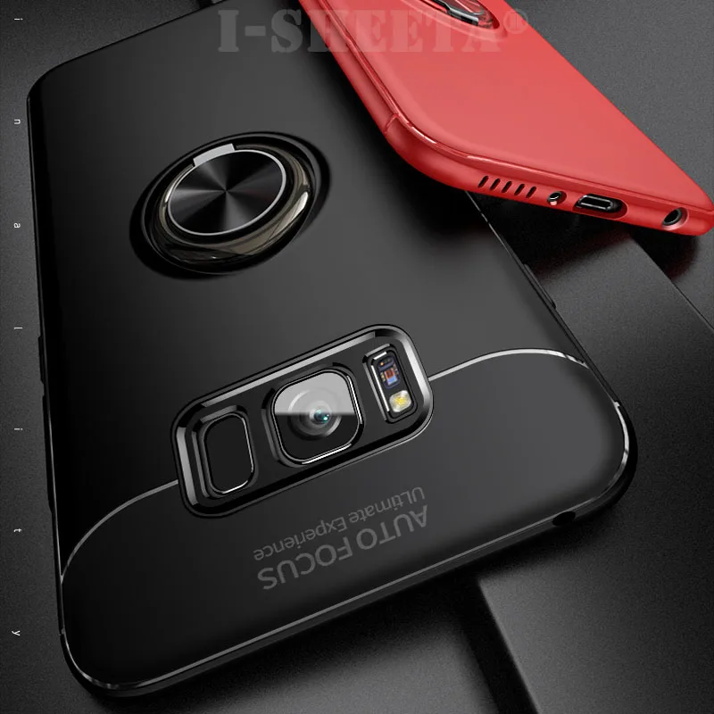 Гибридный противоударный для samsung Galaxy S10 S9 S8 Plus Lite 360 Магнитная подставка