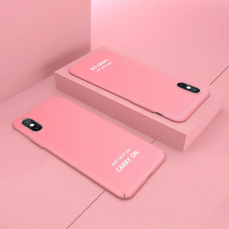Pink B ADKO цветной Ультратонкий чехол для телефона для iPhone 11, жесткий матовый чехол из поликарбоната, противоударный чехол для телефона для iPhone X XS Max XR 11 Pro Max coque - Цвет: Pink B