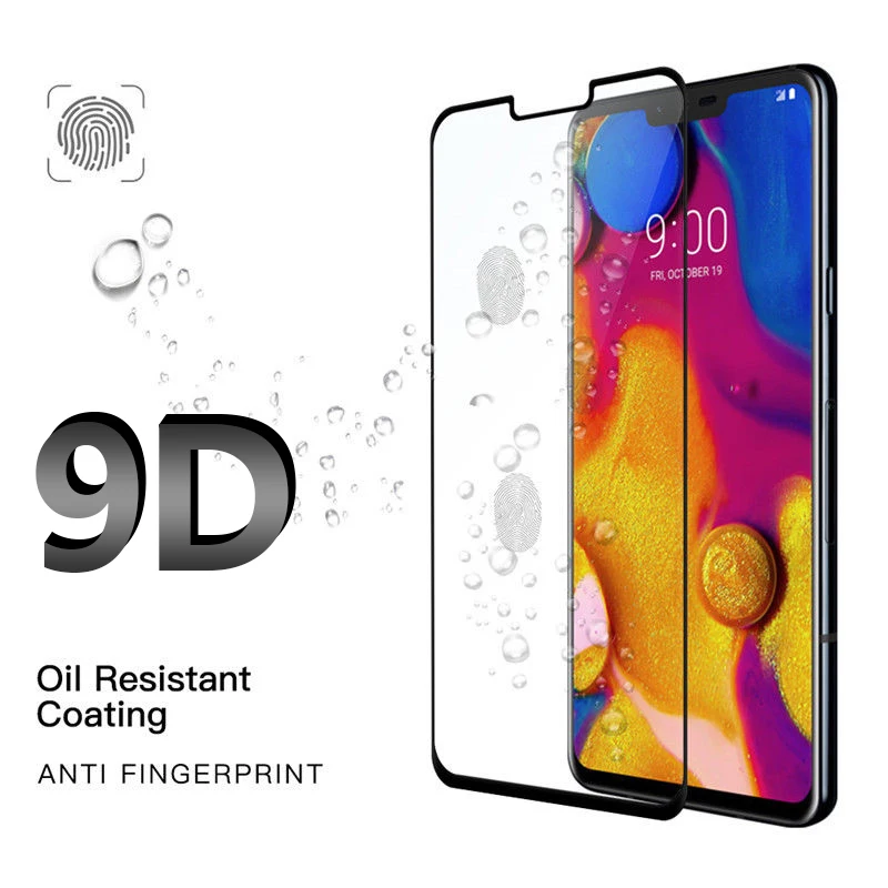 Модный 9D 9H защитный чехол для телефона для LG V30 V40 G7 защита из закаленного стекла передняя крышка для LG G5 G7 аксессуары