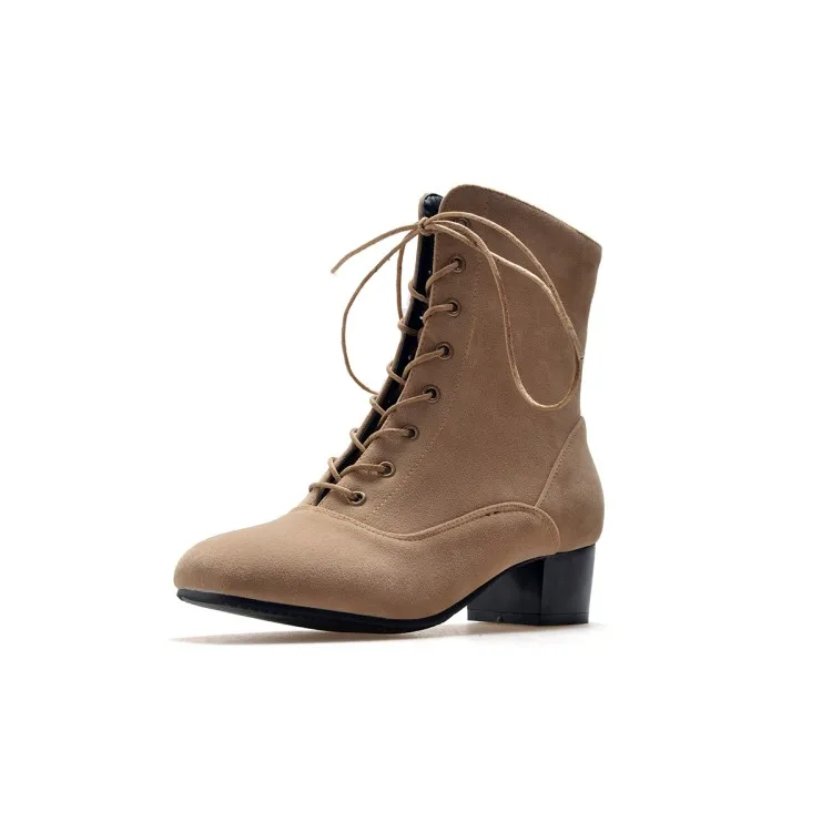 Big Size 9 10 11-16 boots women shoes ankle boots for women ladies boots Cross strap side zipper