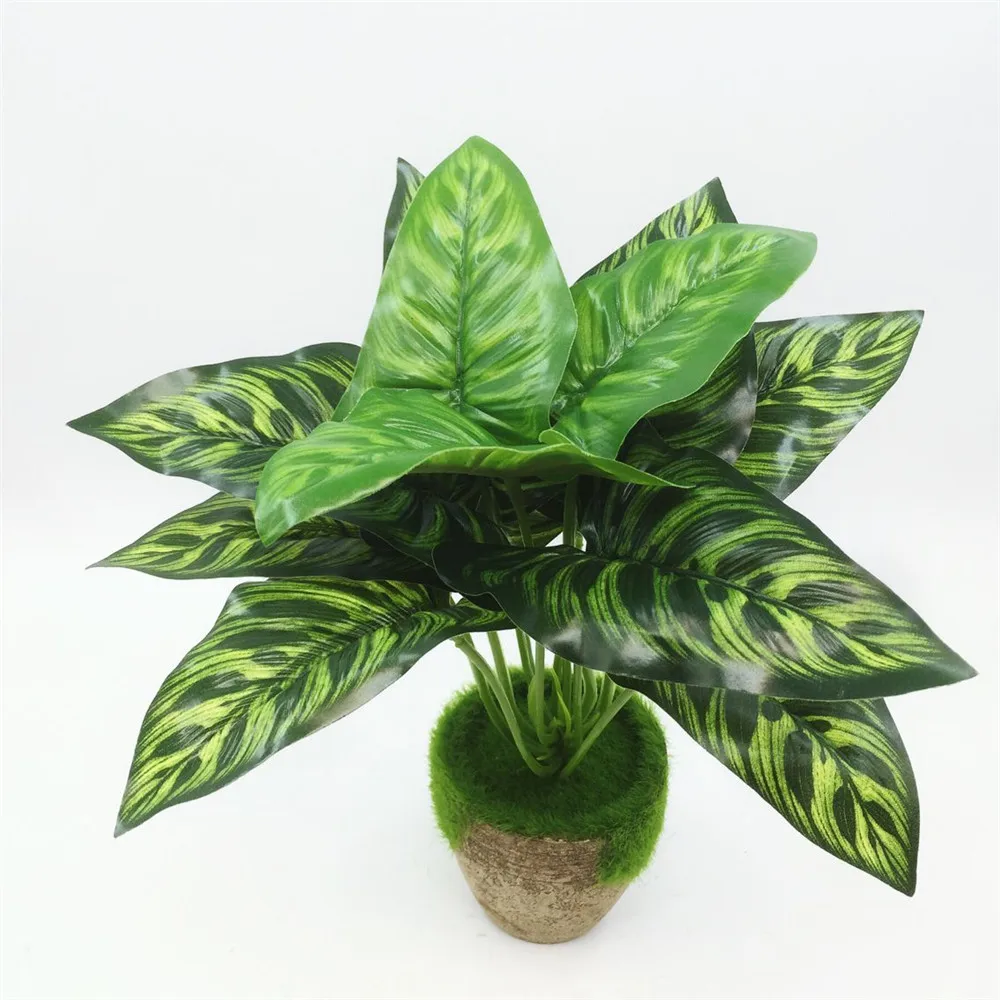 Свадебное украшение лидер продаж 1 шт. большое 25 см искусственное растение