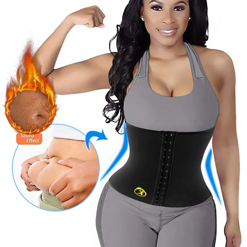 

NINGMI Slimming Underwear Waist Trainer for Women Body Shapers Neoprene Sauna Modeling Belt Sexy Girdle Cincher Corset Plus Size