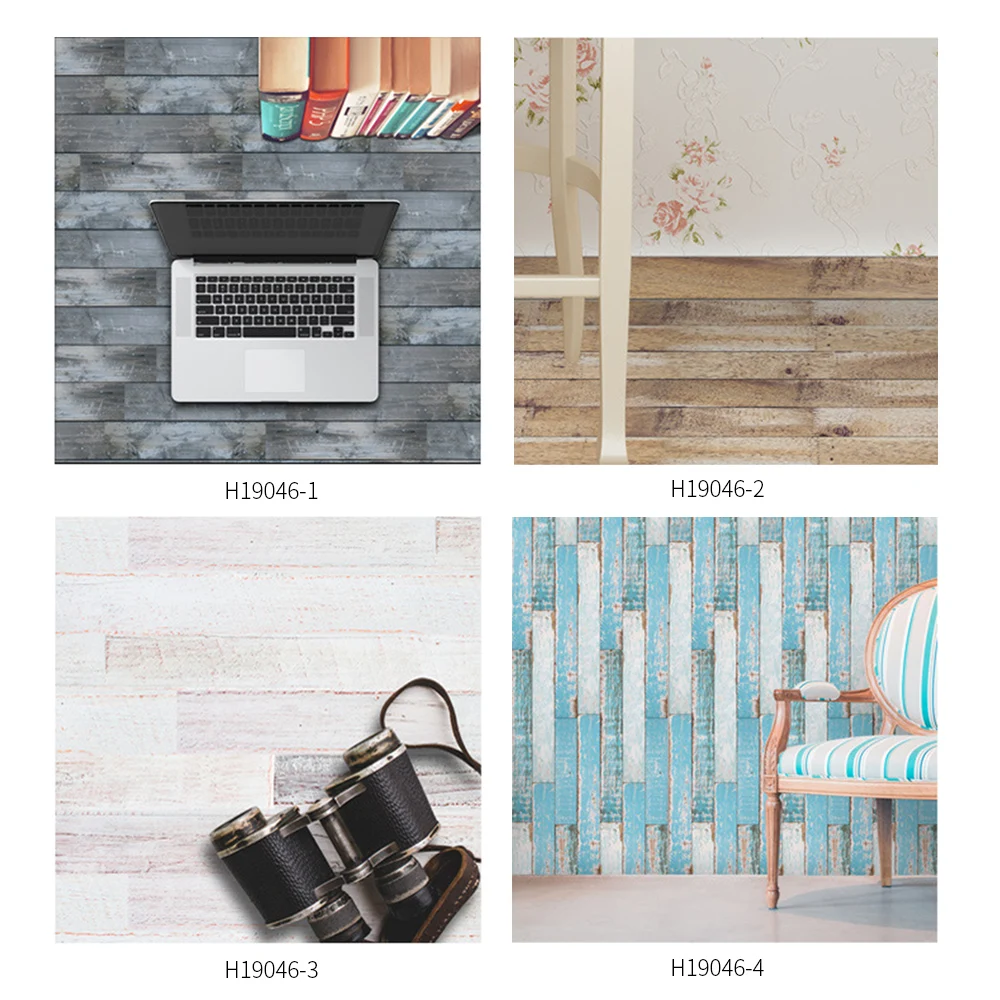 Самоклеящаяся бумага для пола с деревянным лицевым покрытием ПВХ водостойкие